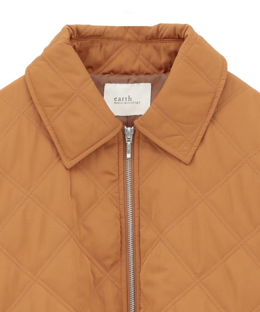 earth music&ecology 【WEB限定】ダブルステッチキルティングコート 