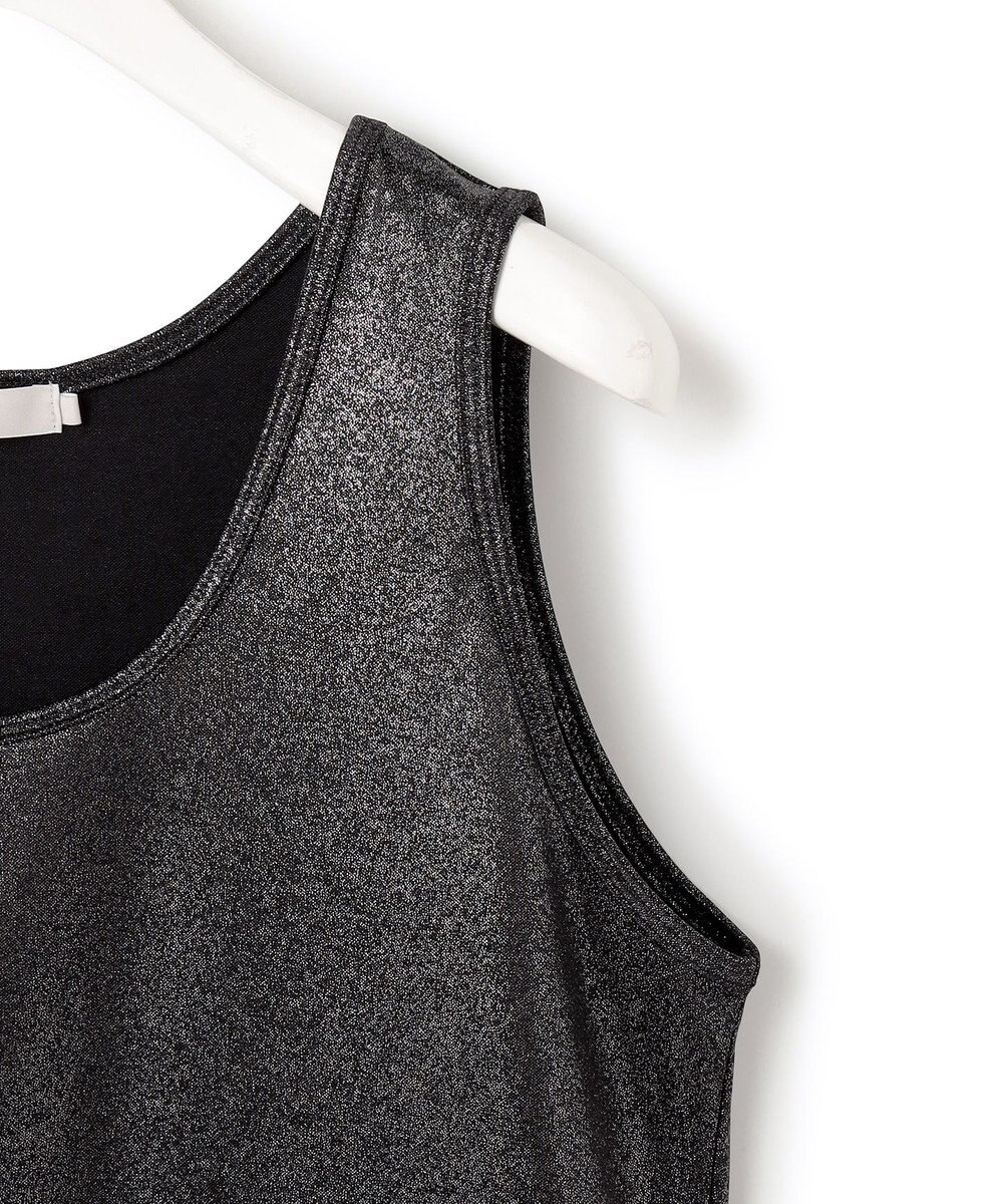 ICB L 【洗える】シャイニータンクトップ カットソー 