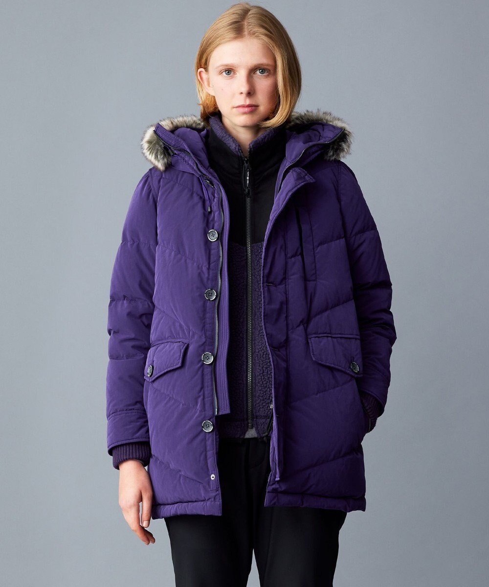 JOSEPH ABBOUD MOUNTAIN  【サスティナブル/ECO撥水/ECOファー/9ポケット/男女兼用】Pe/Nyピーチ ダウンコート 