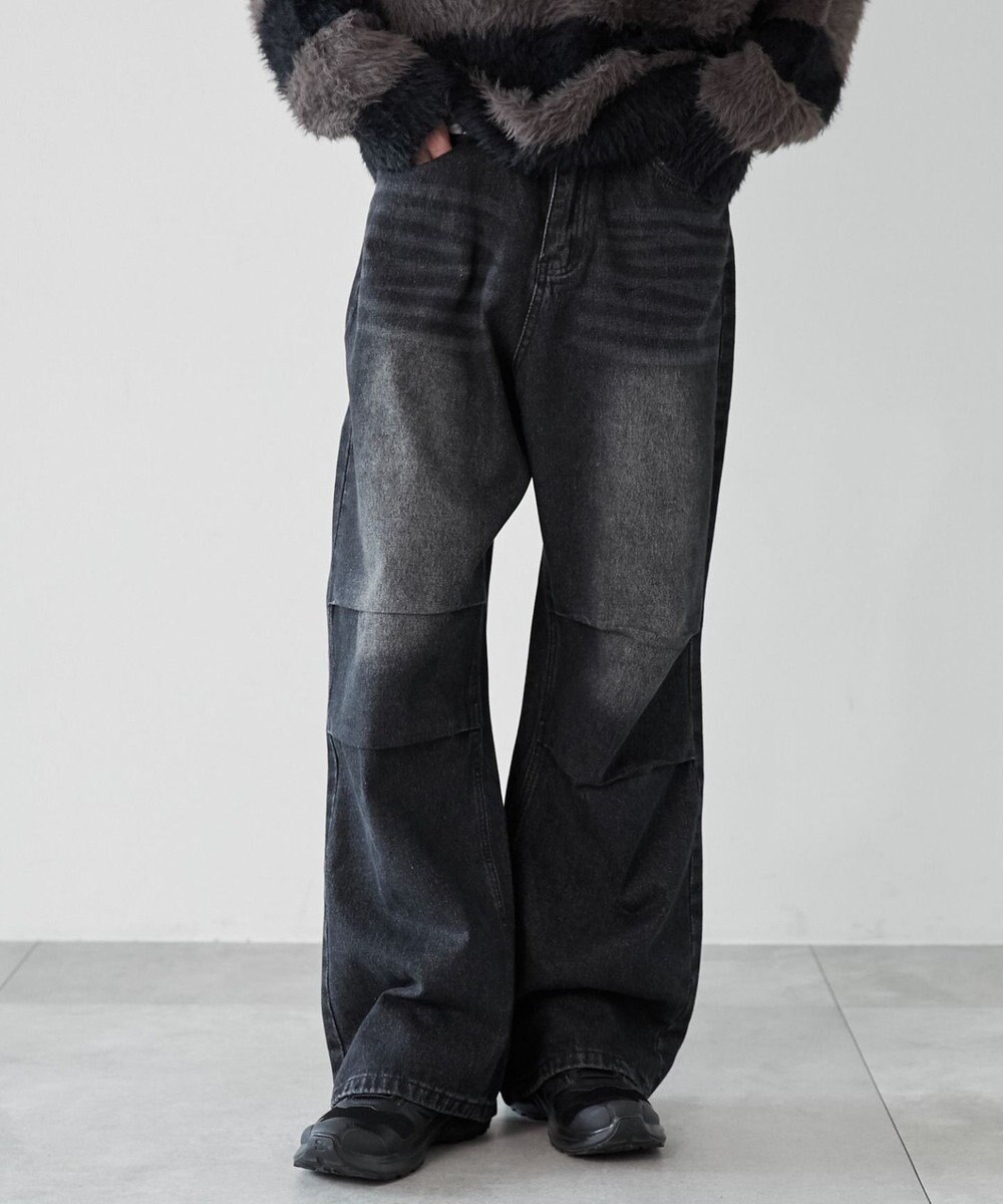 WEGO パラシュートデニムパンツ 