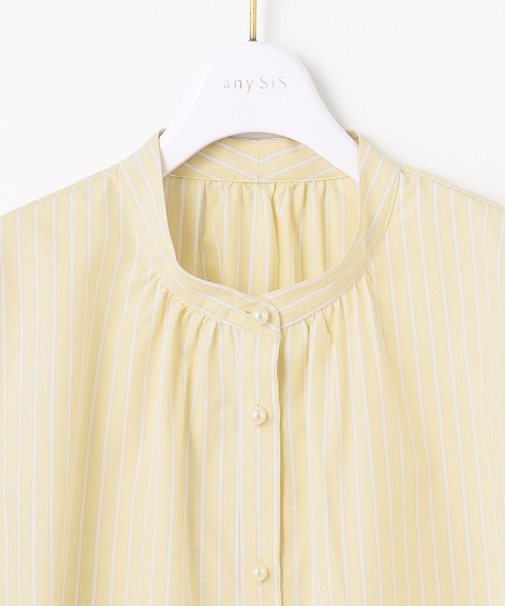 ANY SIS S 【洗える】ラッフルレイヤード ブラウス 