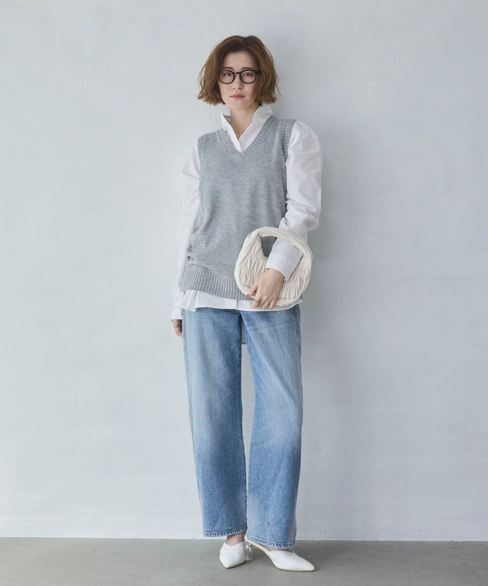 WEGO 【XS～Lサイズ展開/美脚】ストレートデニムパンツ 