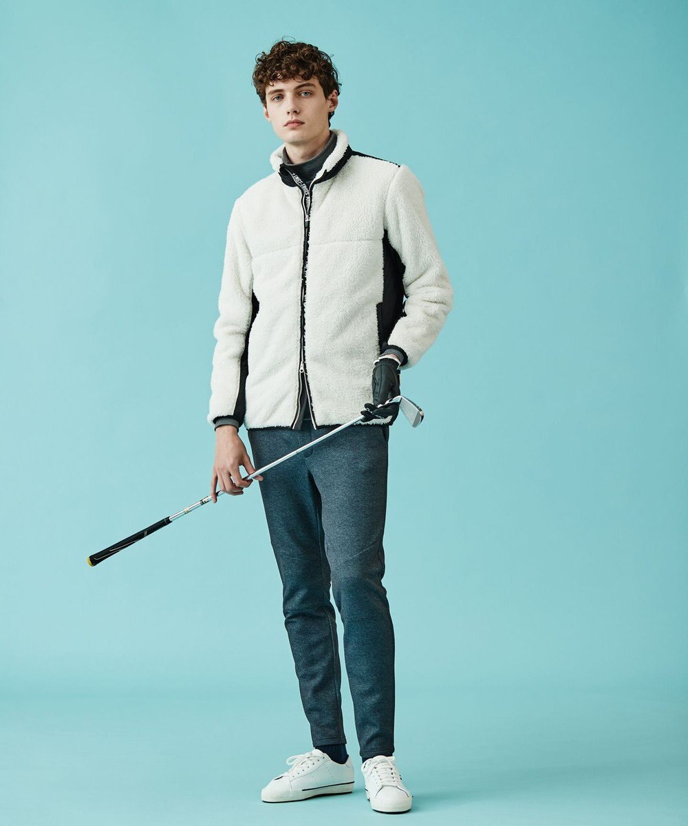 23区GOLF 【MEN】【ウォッシャブル】ボアコンビブルゾン 