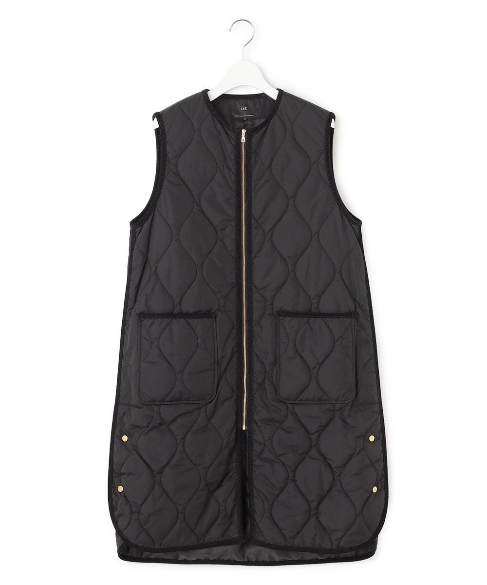 23区 L 【撥水加工】中綿 パディング ジレ 