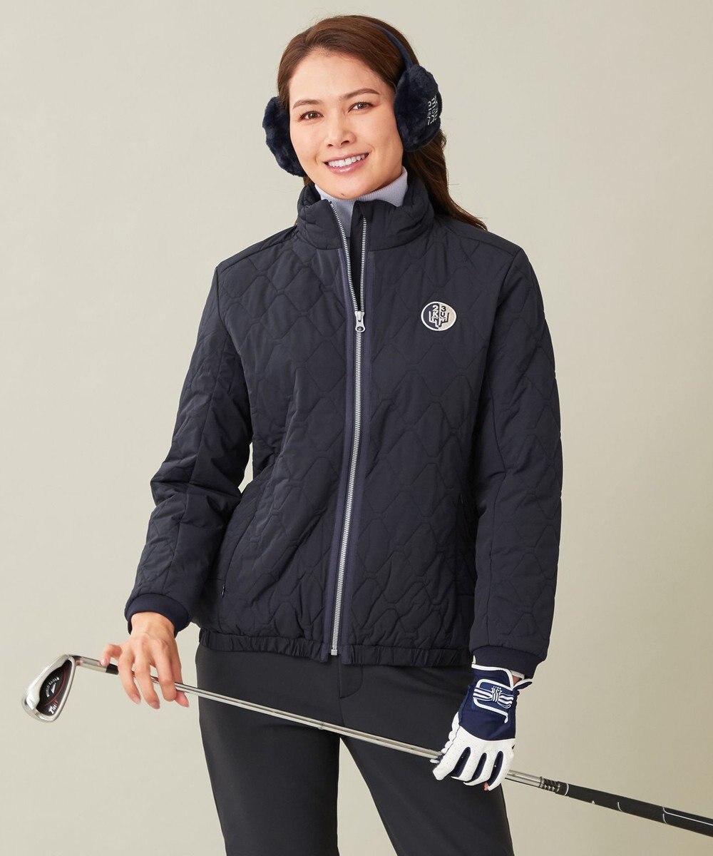 23区GOLF 【WOMEN】【防寒】キルティング ブルゾン 