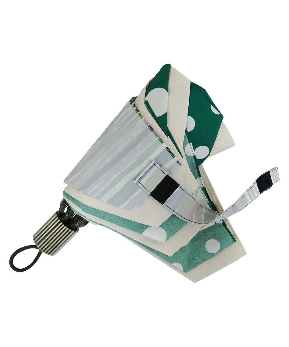 +RING 【UVカット90%以上】【数量限定】レディース向け 晴雨兼用 折傘 GRN T1167 