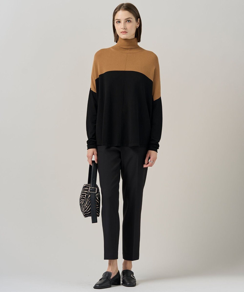 ICB 【洗える】 トリアセボディシェルピーチ スティックパンツ 