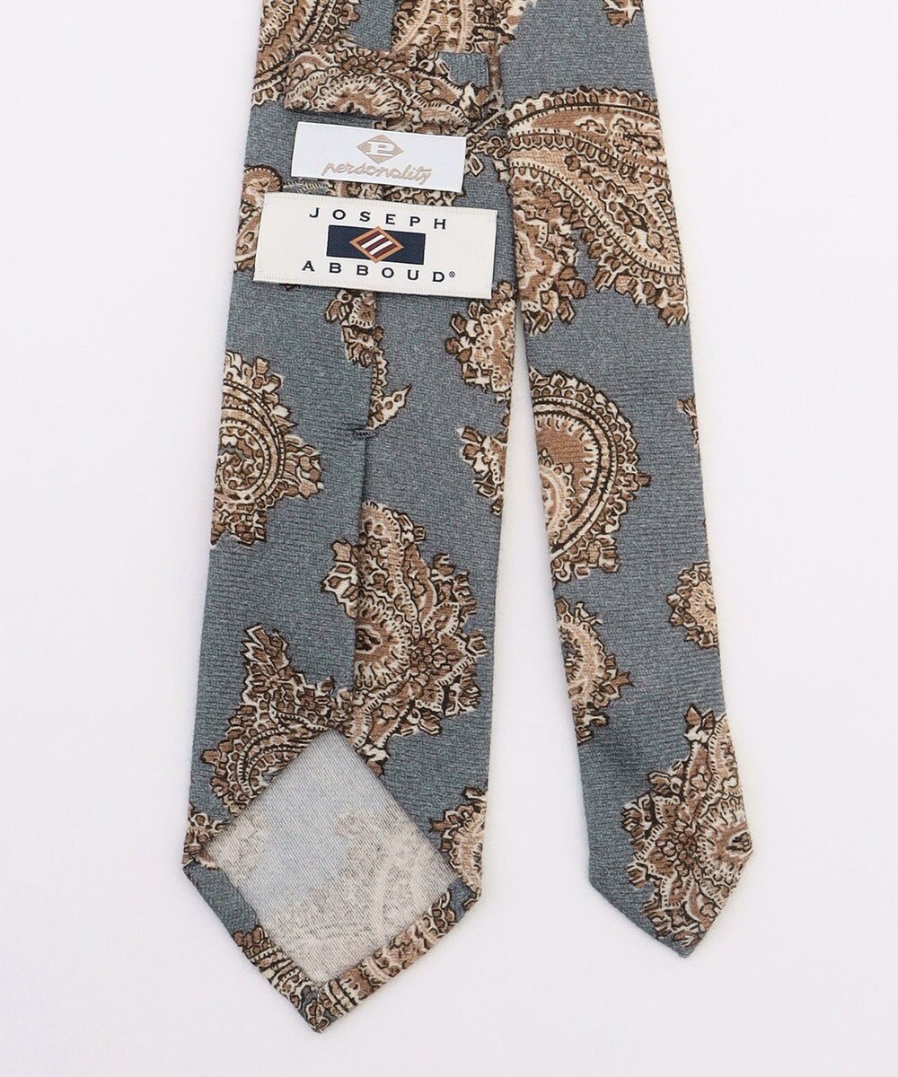 JOSEPH ABBOUD 【イタリア製 personality】ペイズリープリント ネクタイ 