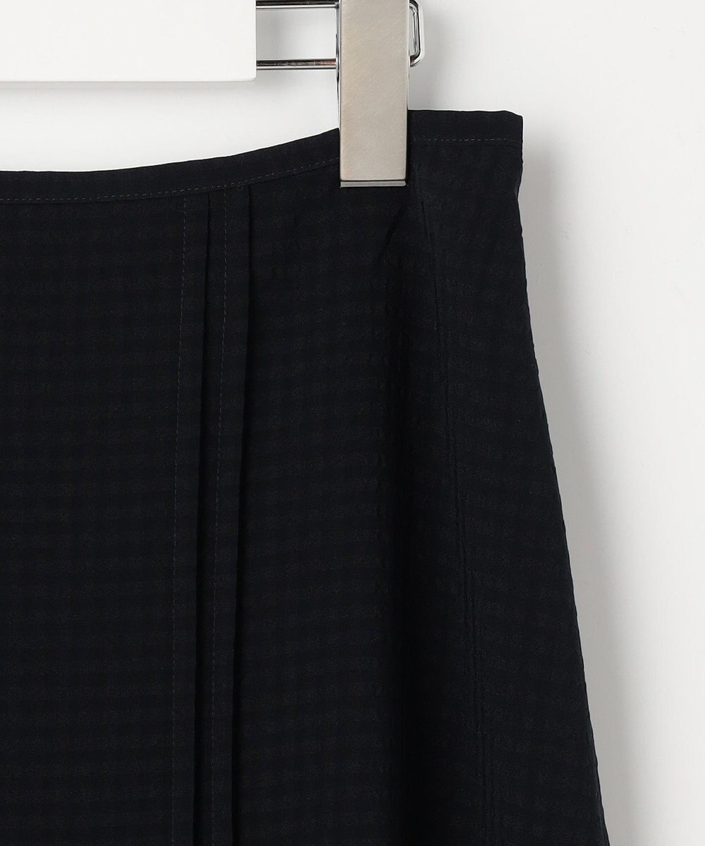 J.PRESS LADIES S シアーブロックチェック フレア スカート 