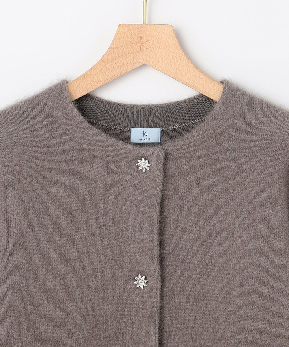 組曲 L 【加藤ローサさん着用】フラッフィーファーニット ジャケット 