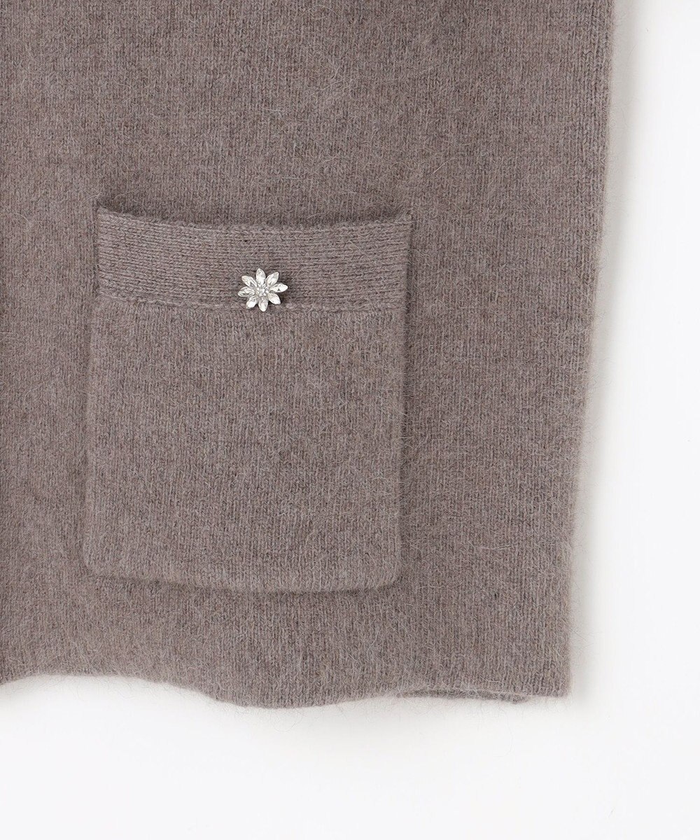 組曲 L 【加藤ローサさん着用】フラッフィーファーニット ジャケット 