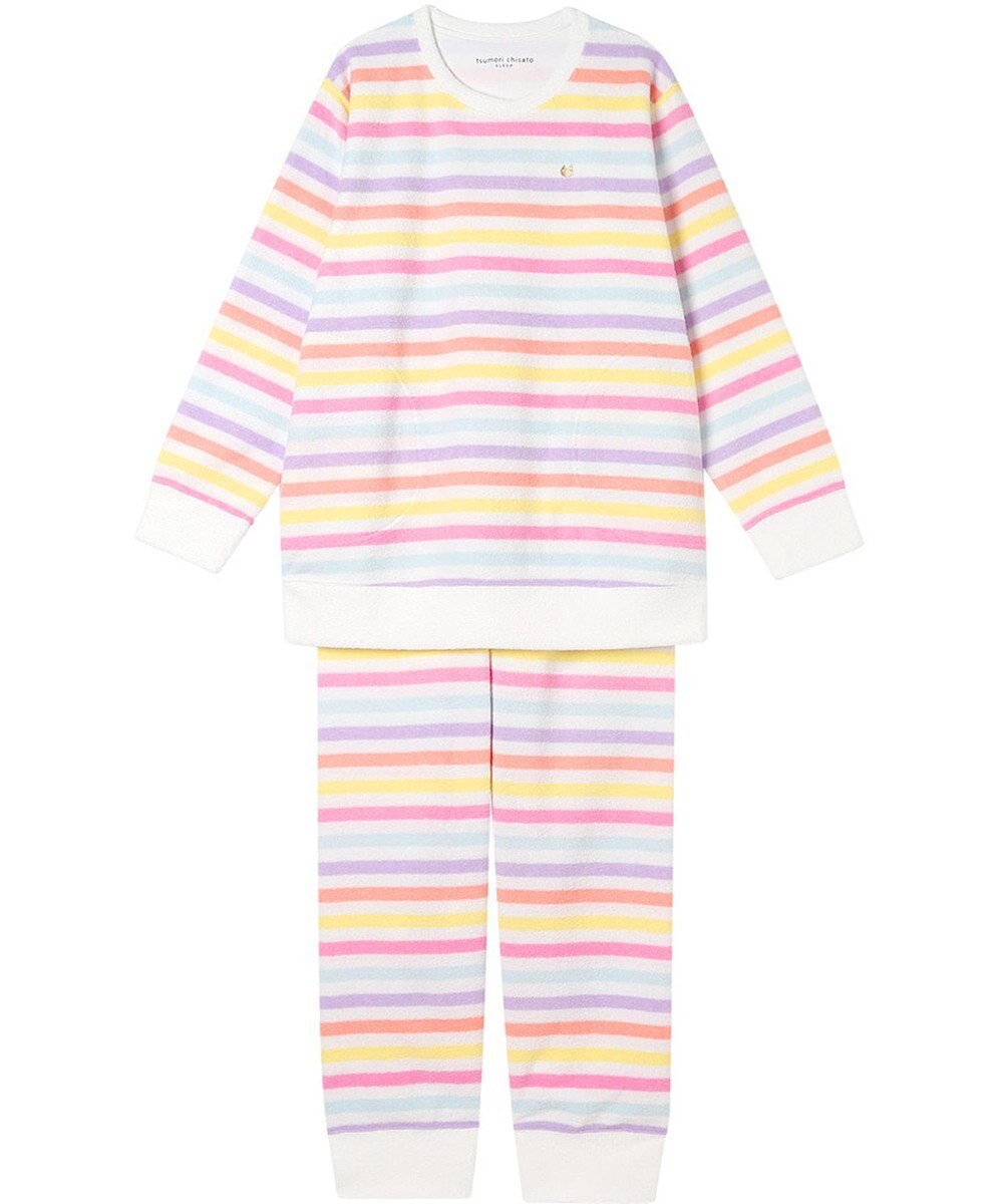 tsumori chisato SLEEP ツモリチサト パジャマ パイル(本体) あったか 長袖 長ズボン レディース UDW405 /ワコール 