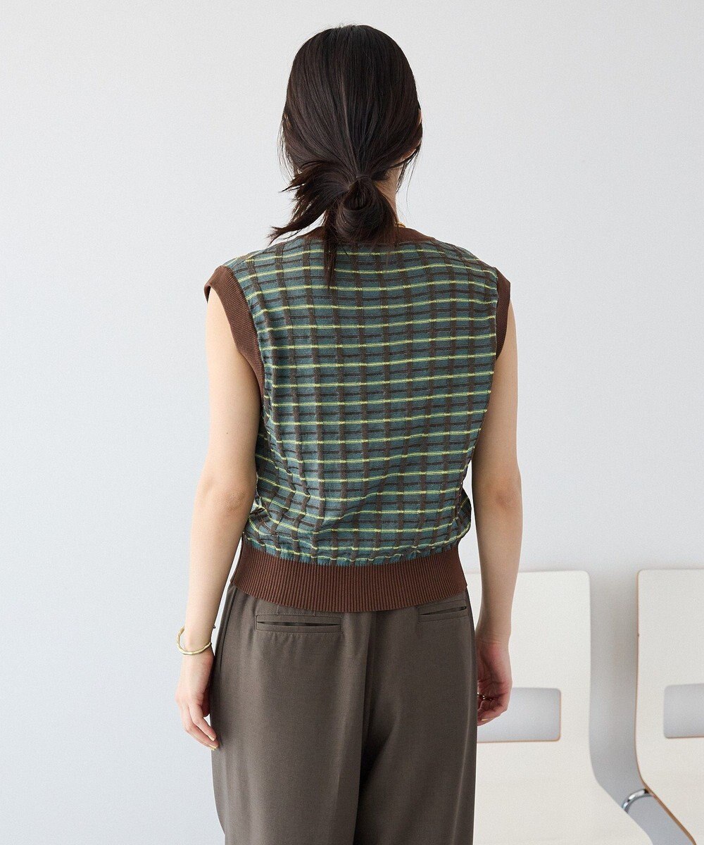 CRAFT STANDARD BOUTIQUE リンクスチェックニットベスト 