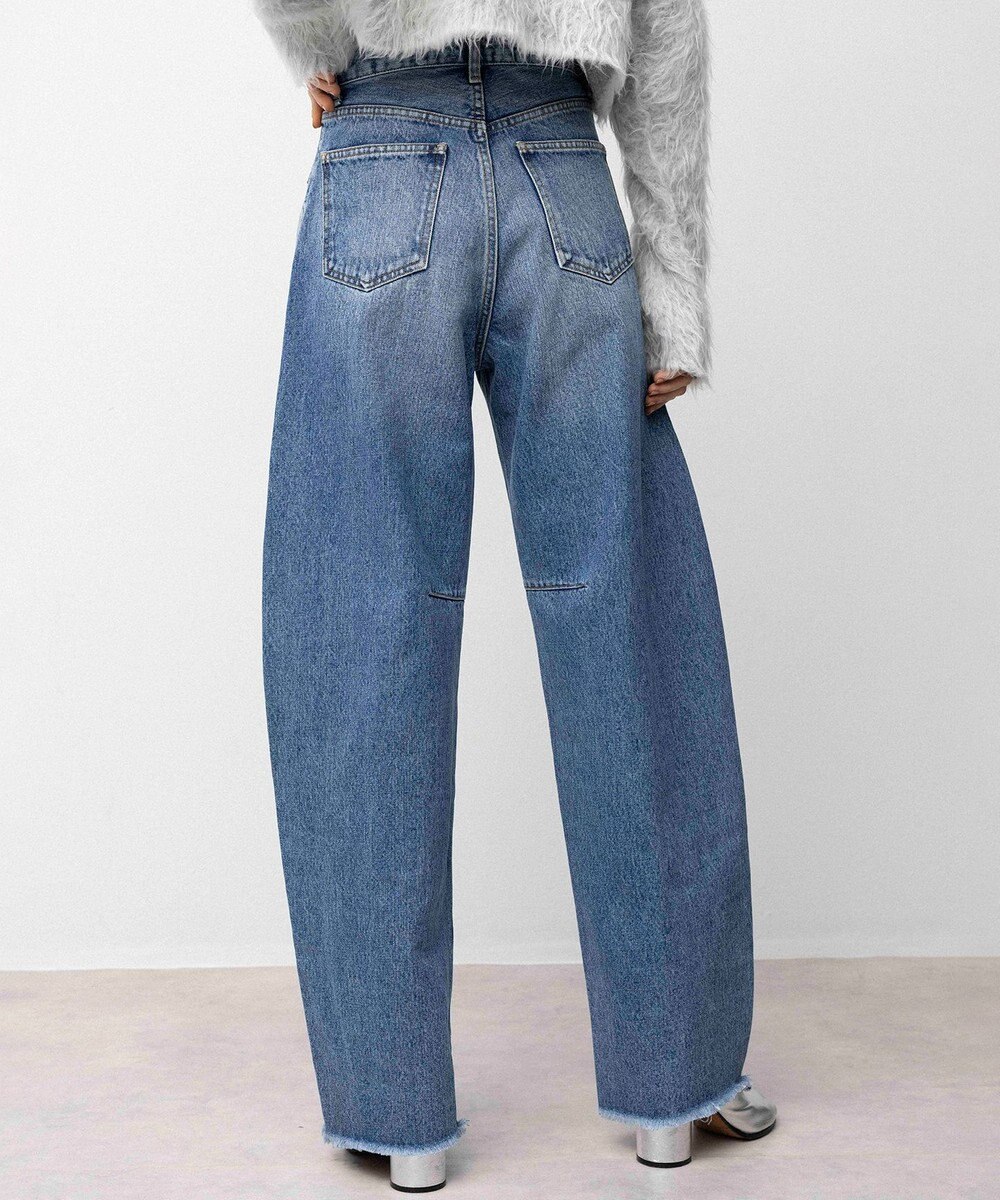 NAVE 【×NAVE】SERGE de bleu × NAVE カーブワイドデニム 