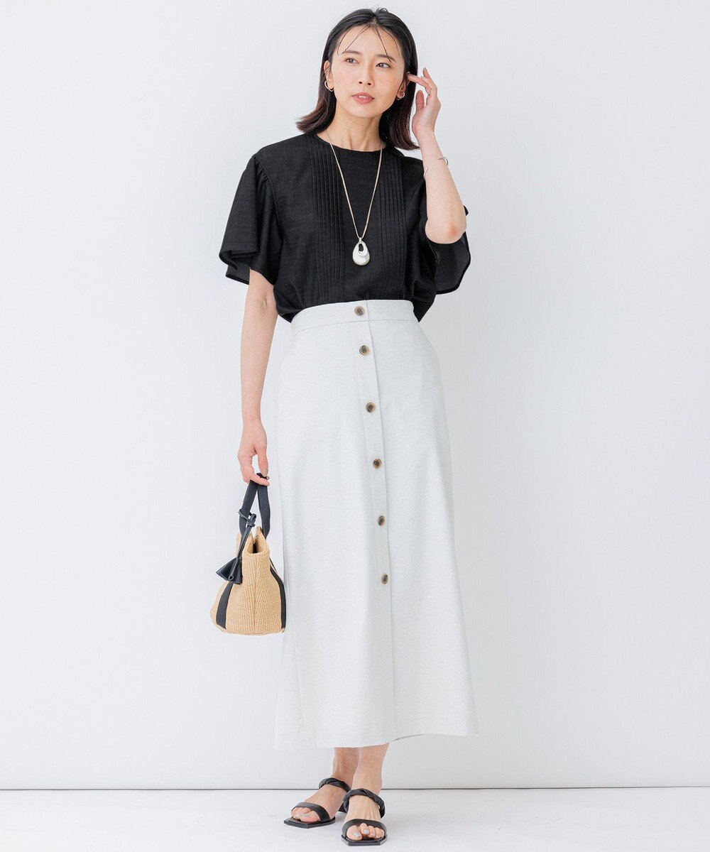 Cotton Dobby High Waist Skirt 23SS - スカート