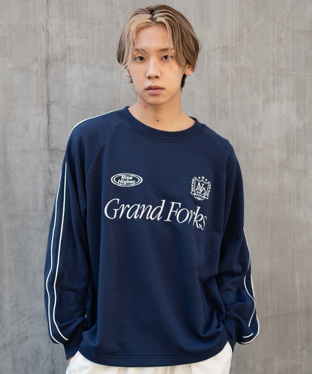 WEGO 【ユニセックス着用ITEM】ショートドロストラインプルオーバー 