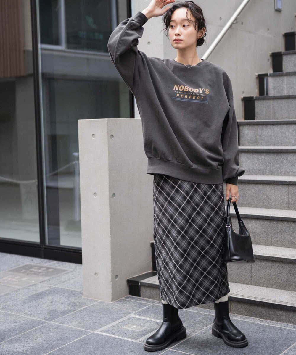 WEGO ヴィンテージライクピグメントスウェット 