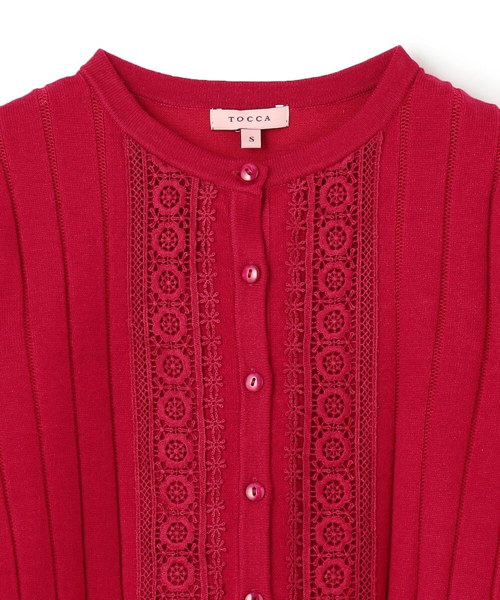 TOCCA LACE STREAM カーディガン 