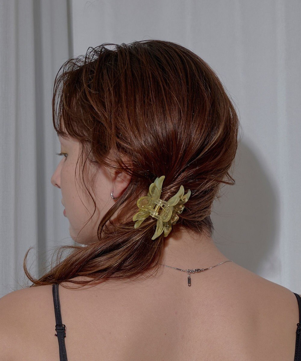 フラワーカラーバンスクリップ イエロー / Phoebe | ファッション通販  