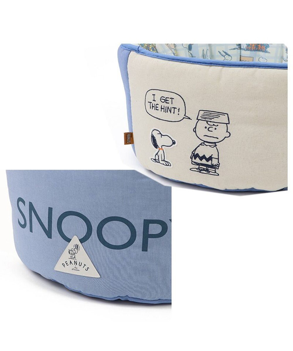 PET PARADISE スヌーピー クール カドラー カップ型 《サマータイム柄》 小型犬 