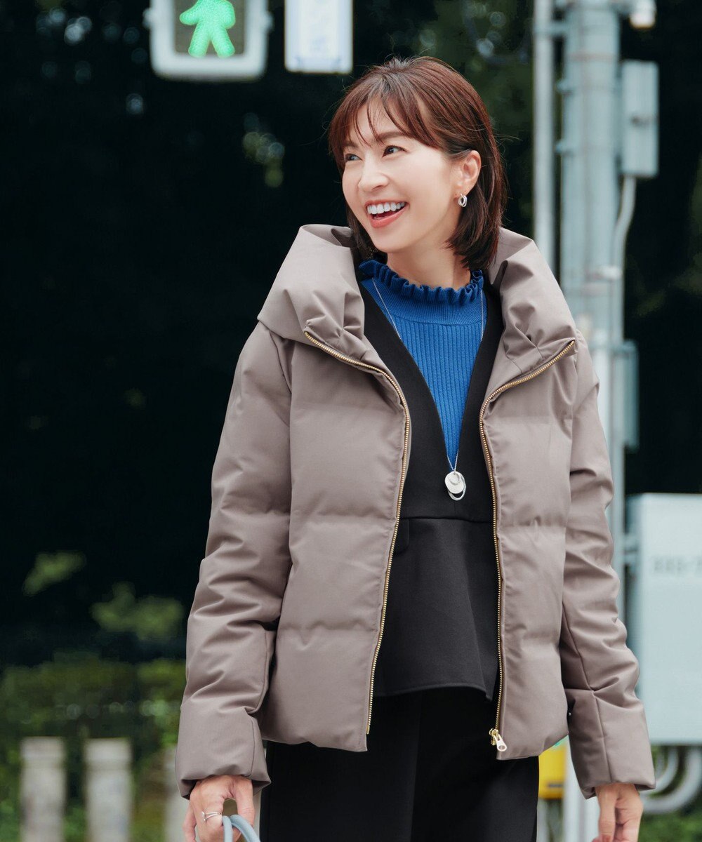 Tiaclasse 【安田美沙子さん着用・選べる2type・洗える】 フリルニットトップス 