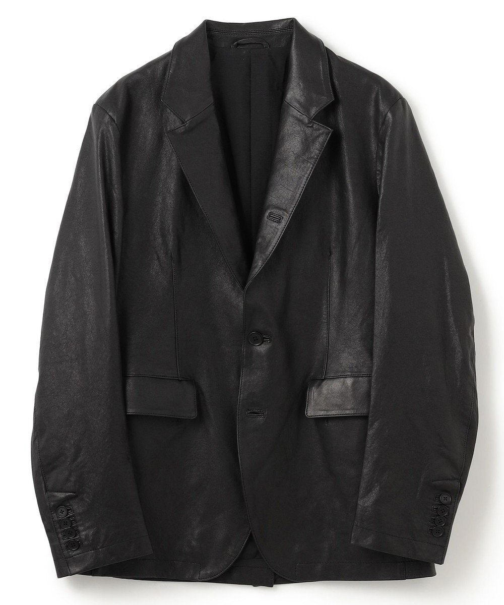 JOSEPH HOMME 新素材【シャツ感覚で羽織れる軽さ】シュリンクエアレザー　ジャケット 