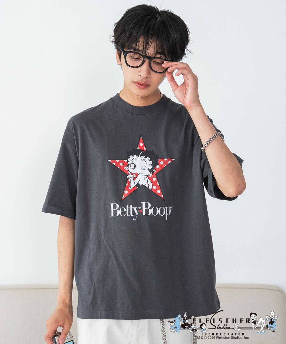 WEGO 【ベティ・ブープ/ユニセックス着用ITEM/SMLサイズ展開】キャラクターズグラフィックT4（SS） 