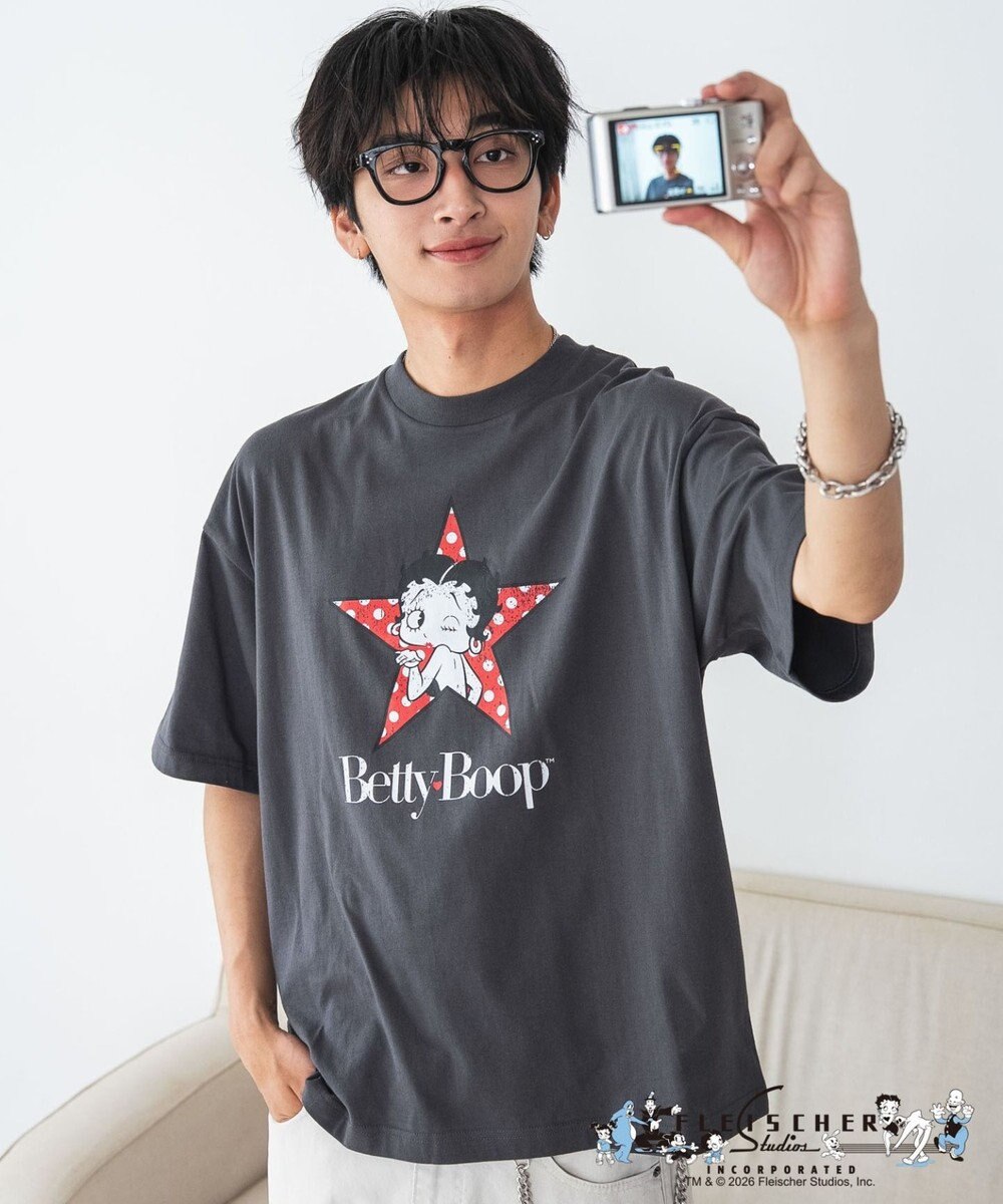 WEGO 【ベティ・ブープ/ユニセックス着用ITEM/SMLサイズ展開】キャラクターズグラフィックT4（SS） 