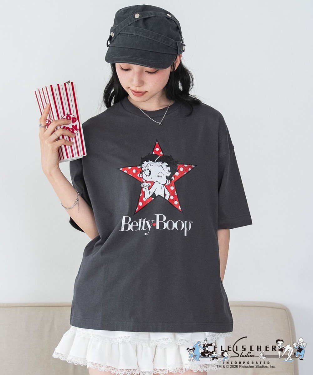 WEGO 【ベティ・ブープ/ユニセックス着用ITEM/SMLサイズ展開】キャラクターズグラフィックT4（SS） 