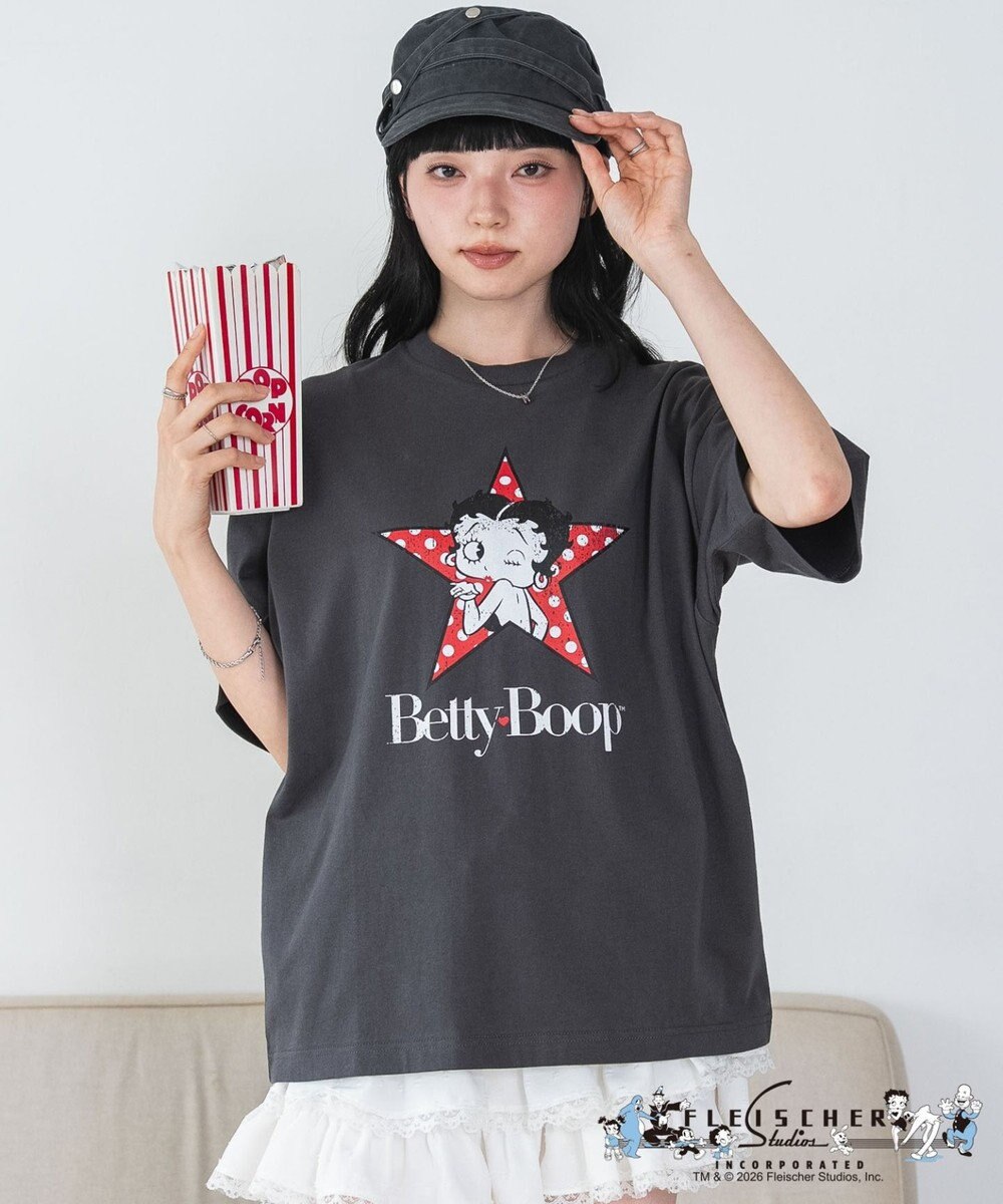 WEGO 【ベティ・ブープ/ユニセックス着用ITEM/SMLサイズ展開】キャラクターズグラフィックT4（SS） 