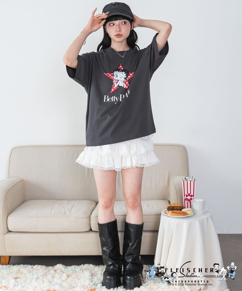 WEGO 【ベティ・ブープ/ユニセックス着用ITEM/SMLサイズ展開】キャラクターズグラフィックT4（SS） 