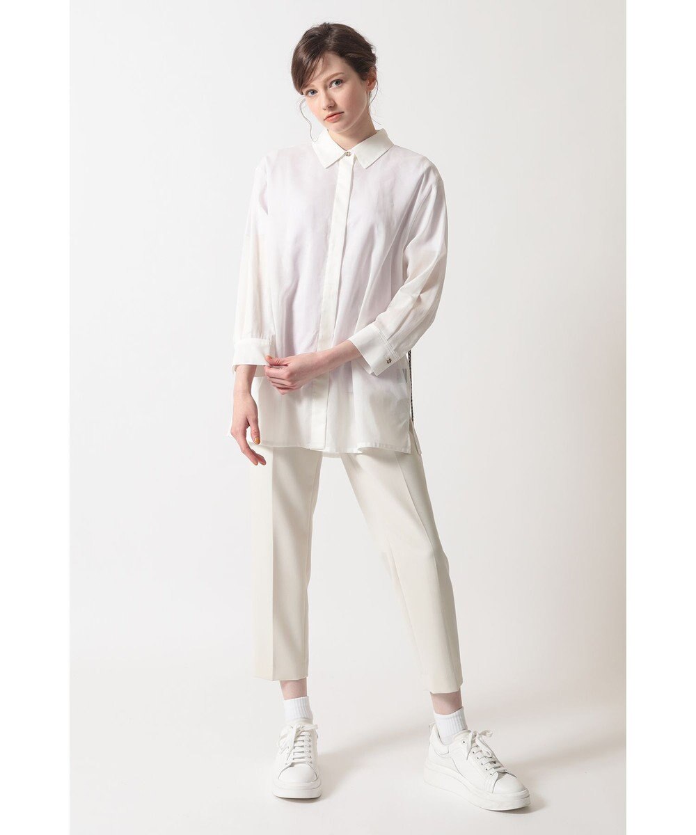 DAKS バックドローストリング コットンシャツ 