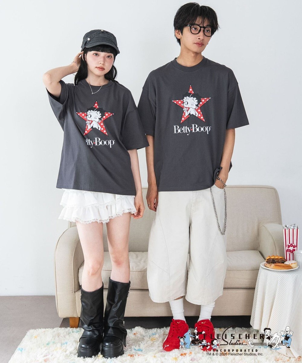 WEGO 【ベティ・ブープ/ユニセックス着用ITEM/SMLサイズ展開】キャラクターズグラフィックT4（SS） 