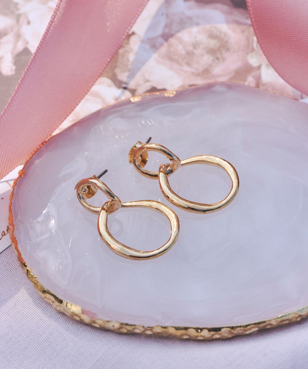 Tiaclasse ダブルリングピアス 