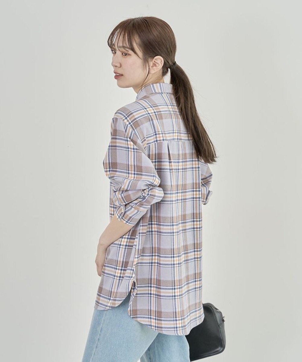 Green Parks ネルチェックシャツ 