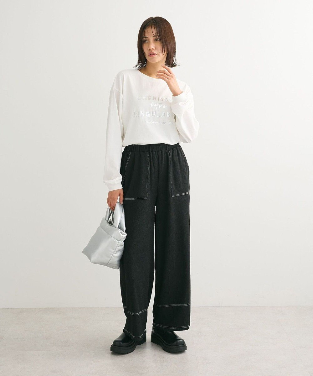 Green Parks 箔プリント長袖ロンＴＥＥ 