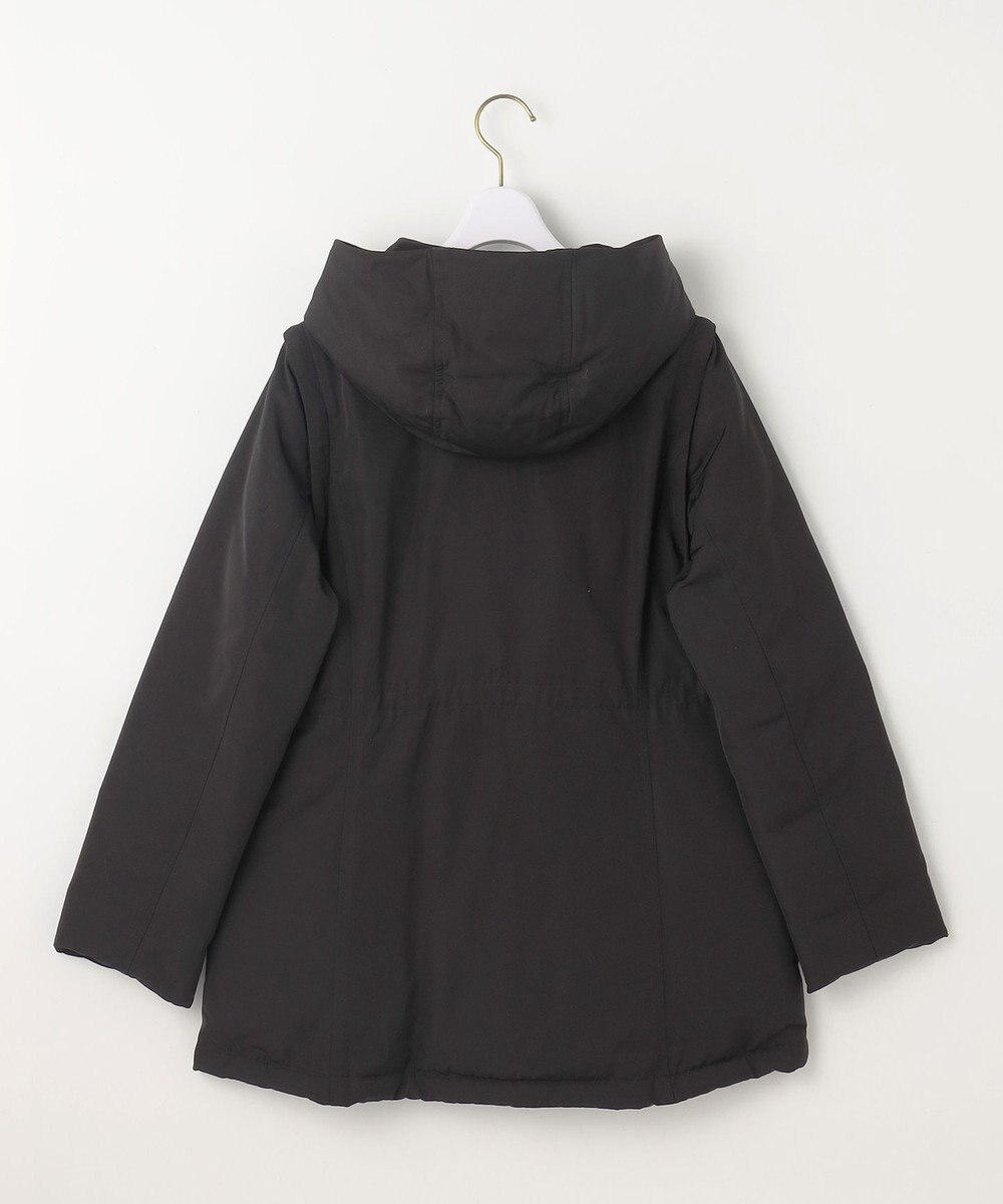 ANY SIS 【撥水・洗える】2WAYドロストフーディミドル ダウン 