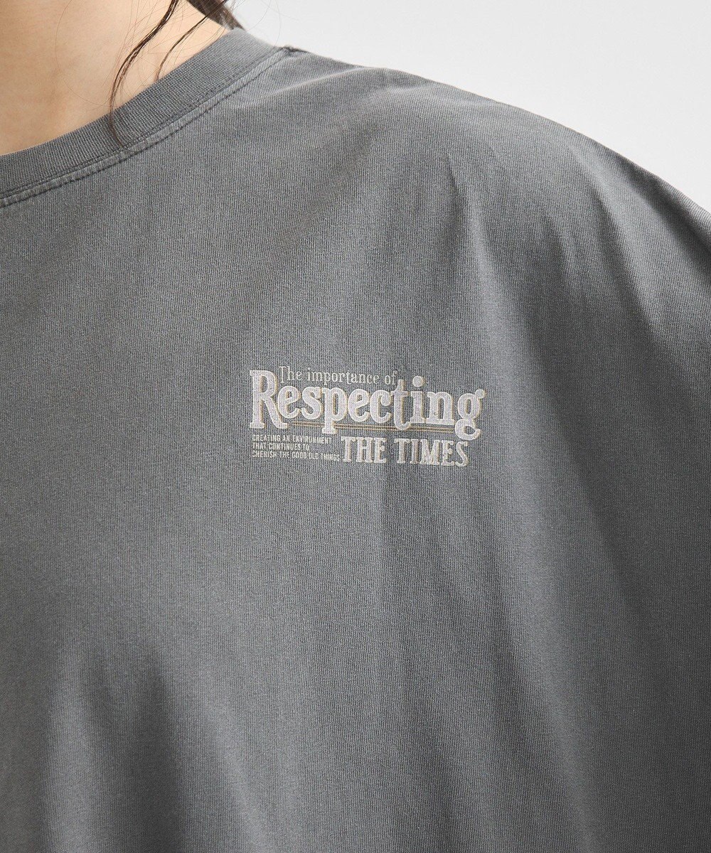 earth music&ecology ピグメントフリルプルオーバー 