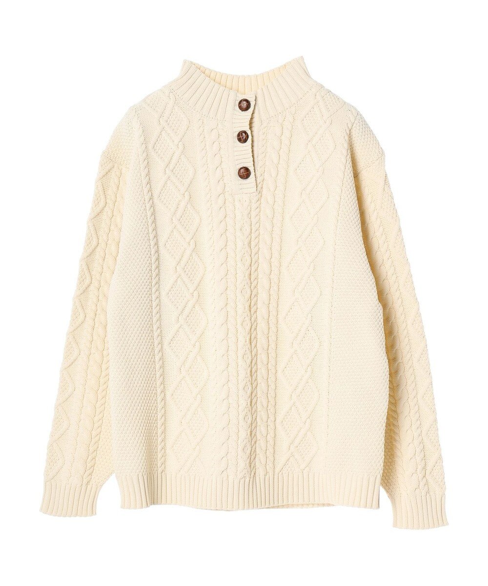 CRAFT STANDARD BOUTIQUE リサイクルポリエステルヘンリーネックプルオーバー 