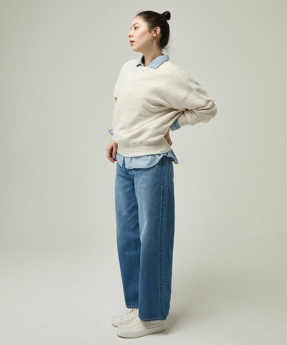 caqu ふわとろスウェットシャツ 