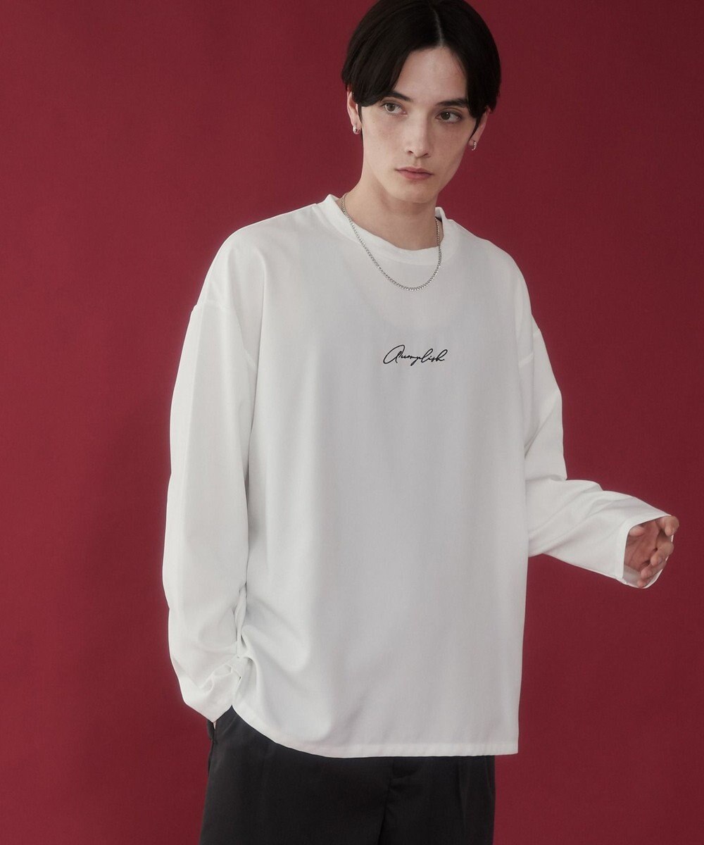 WEGO 【セットアイテム/軽量/シワにならない】ドライポリアンサンブルプルオーバーシャツ（LS） 