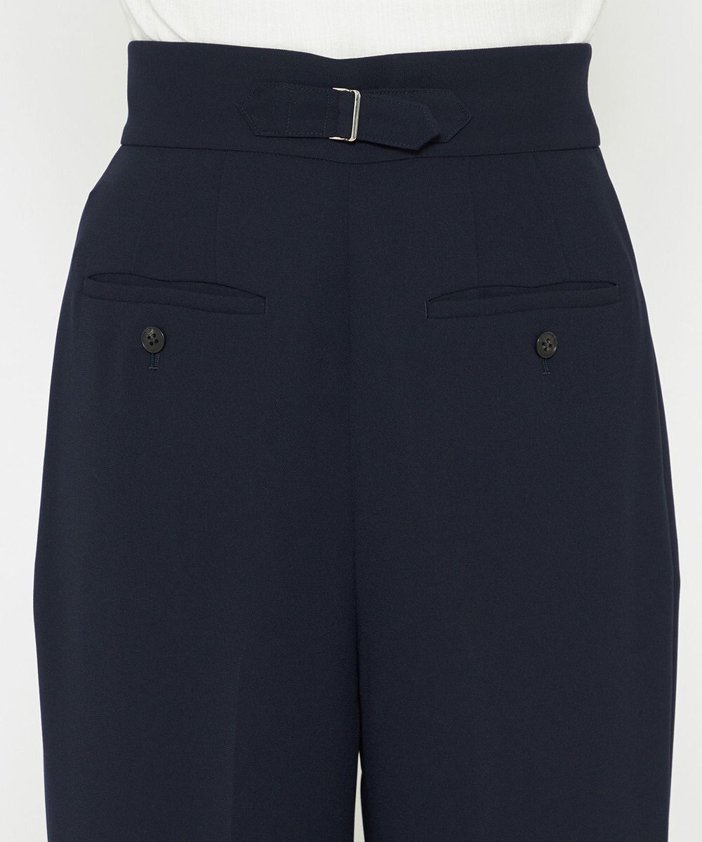 uncrave 【防シワ・洗濯機洗い可】ウォッシャブル ダブルクロス ワイドパンツ 