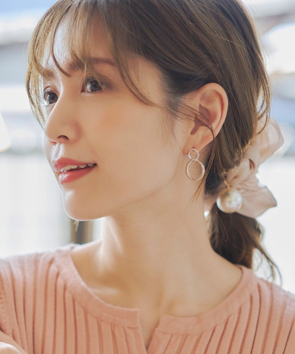 Tiaclasse ダブルリングピアス 