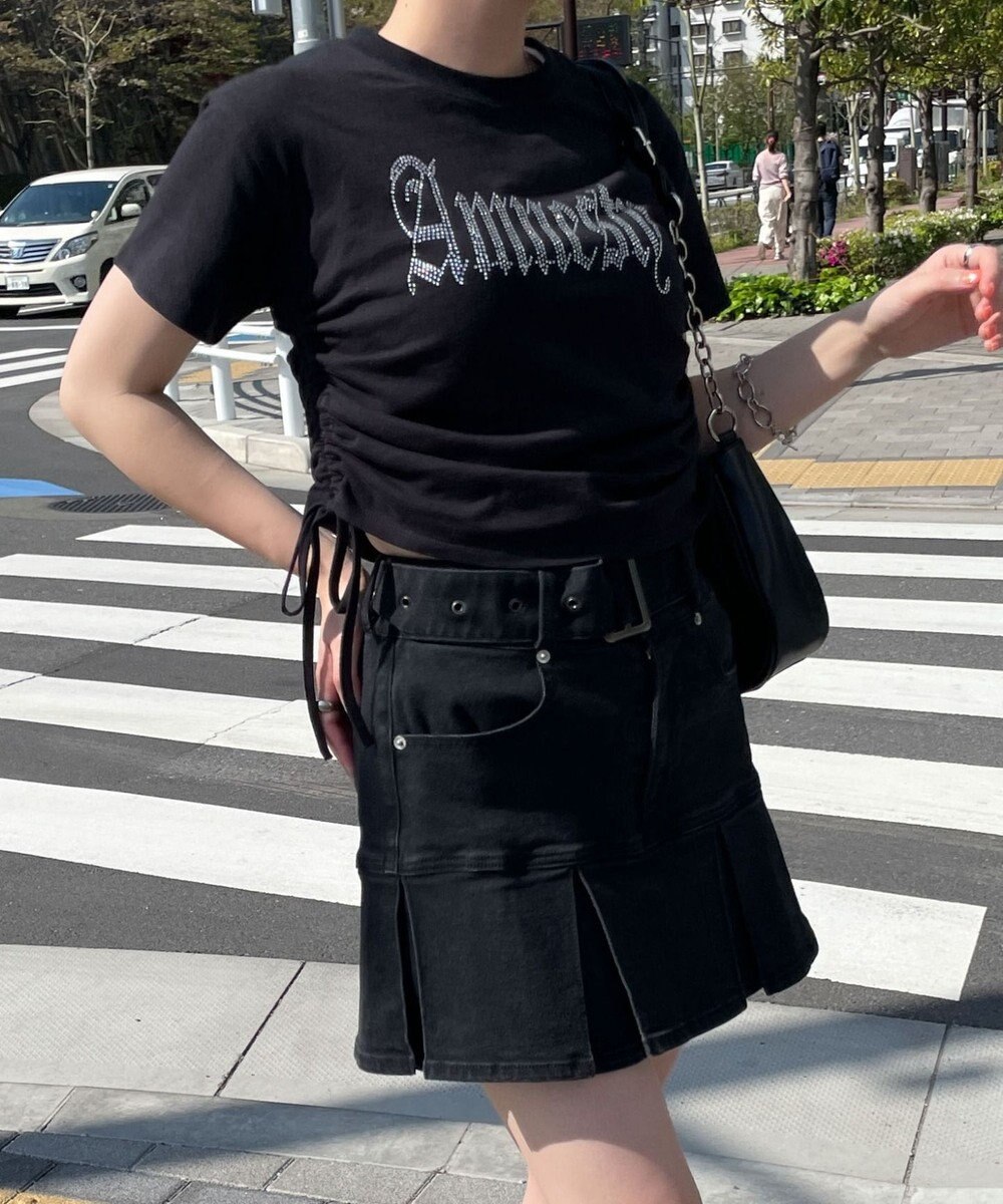 WEGO サイドドロストラインストーンT 