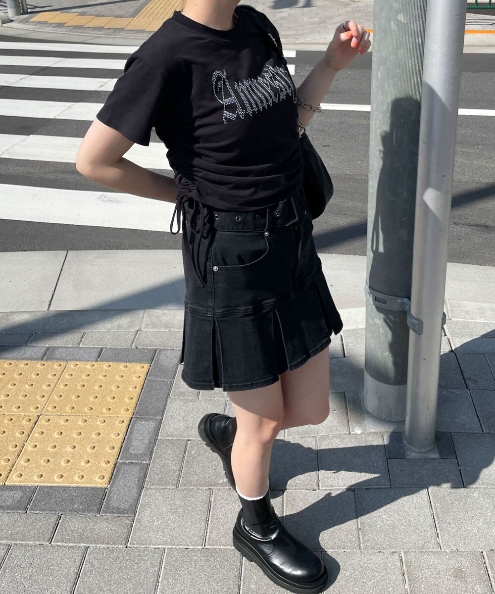 WEGO サイドドロストラインストーンT 