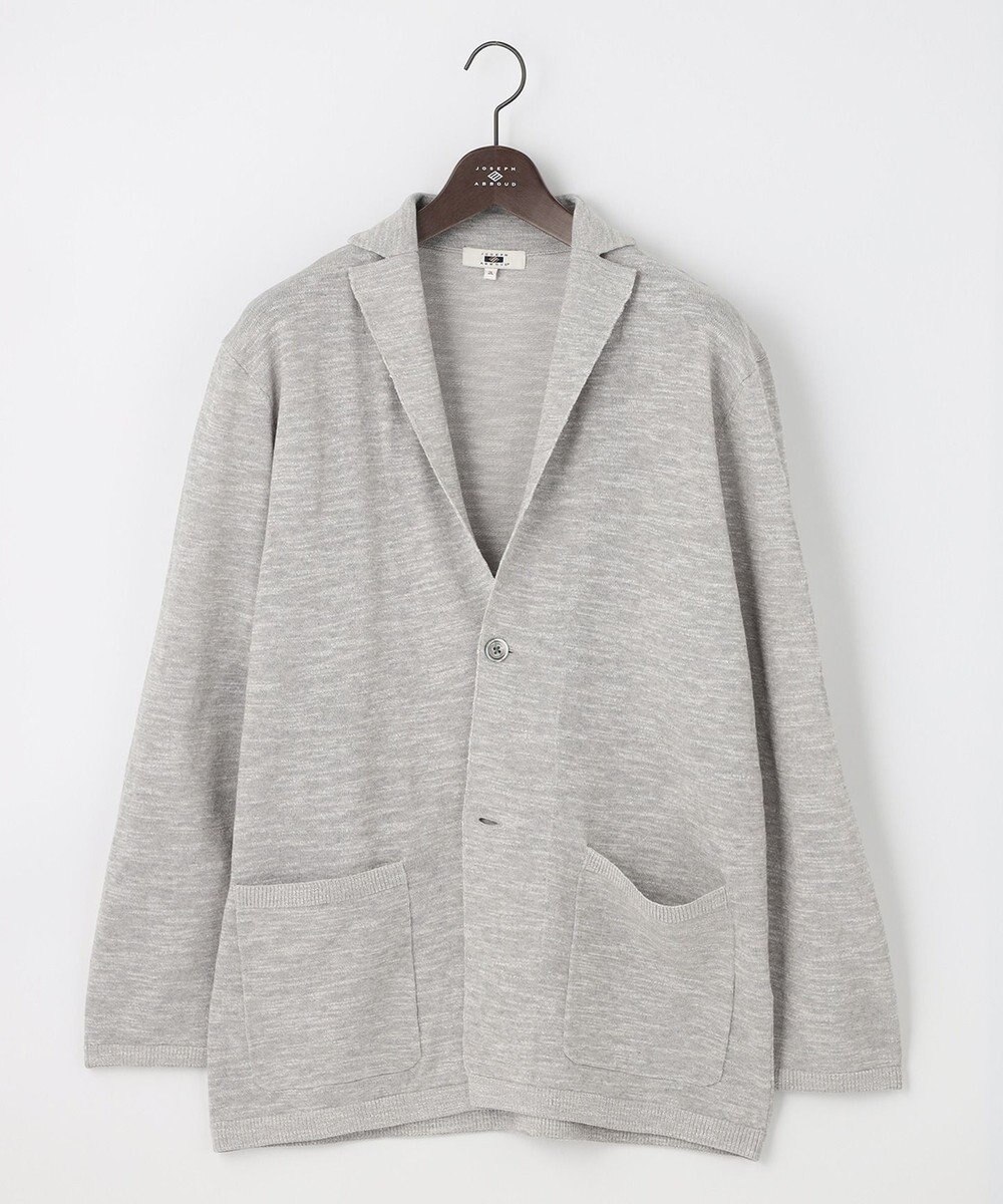 JOSEPH ABBOUD 【キングサイズ・サスティナブル】スラブギマ カーディガン 