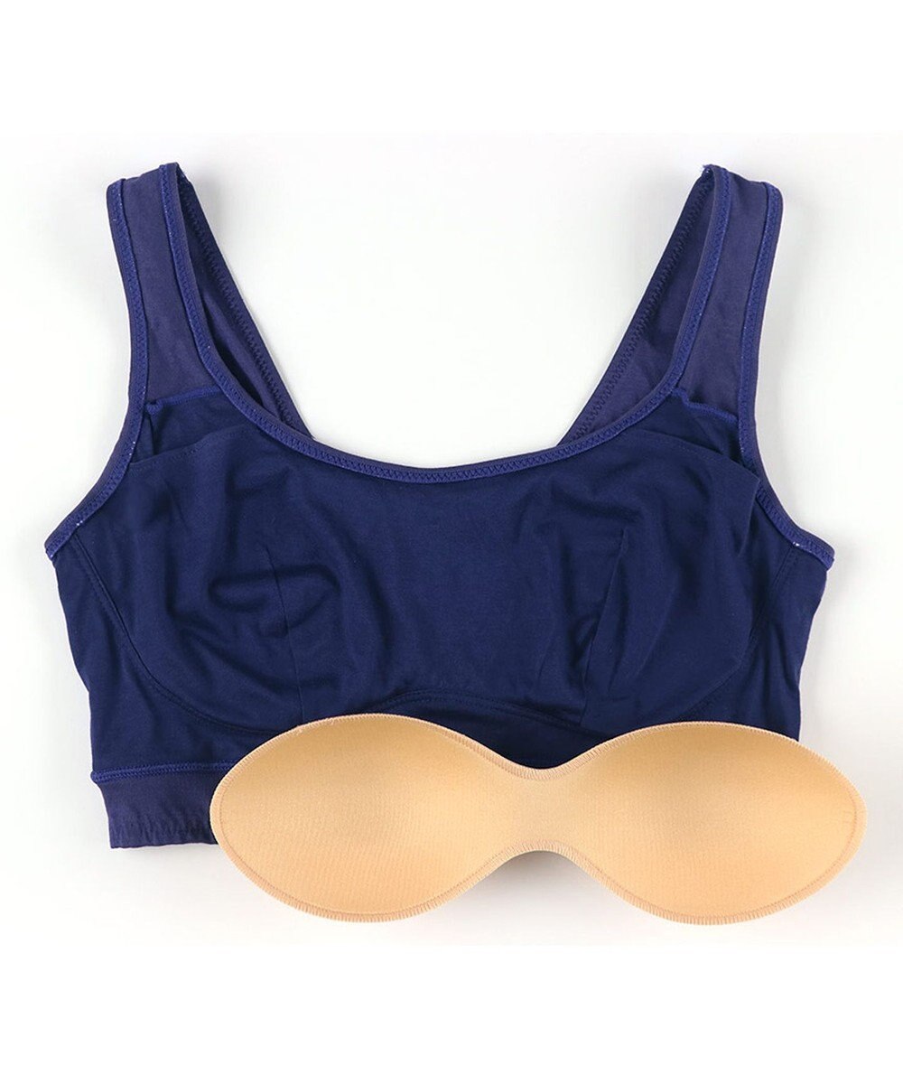 tsumori chisato SLEEP ツモリチサト ノンワイヤーブラ 綿混ベア天竺素材(身生地) フルカップ ブラジャー レディース UBX400/ワコール 