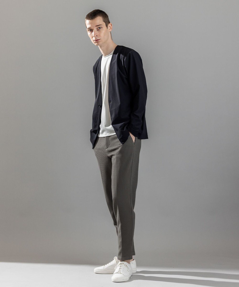 JOSEPH HOMME 新型【オリジナル素材/シワになりにくい/ウエストゴム仕様】ライトタックジャージー ドロスト付テーパードパンツ / PEGG CONVERTIBLE 