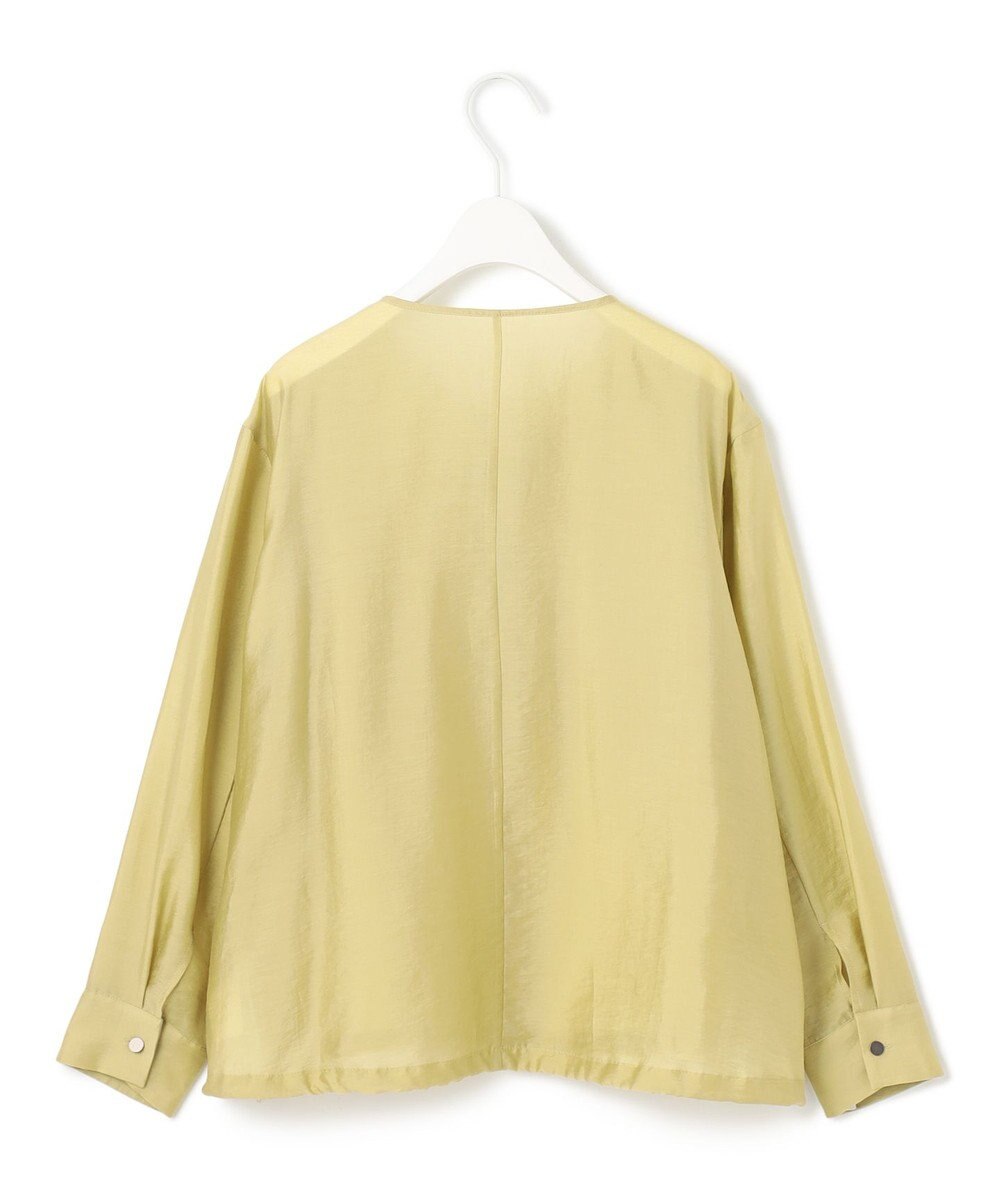 ICB 【接触冷感・速乾・洗える】 リヨセルナイロンワッシャー ノーカラーブルゾン 