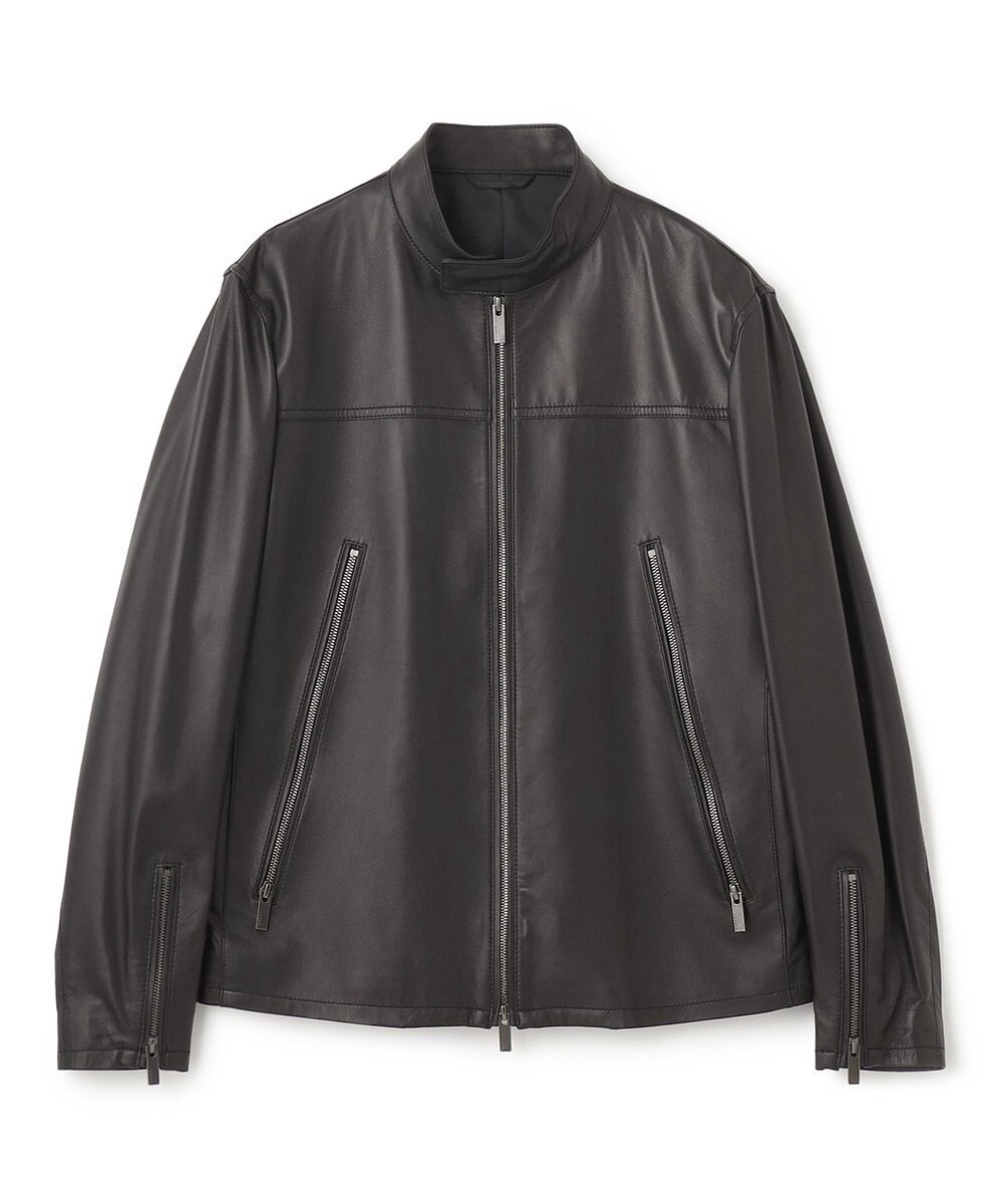 JOSEPH HOMME 【LEON 2月号掲載】ライトラムナッパレザー　シングルライダース 